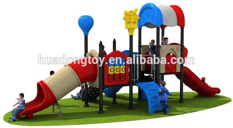 Factory Made Kids Outdoor Plastic Playground Slide for Sale