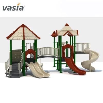 Plastic Slide Type Plastic Swing and Slide Kids Outdoor Playground