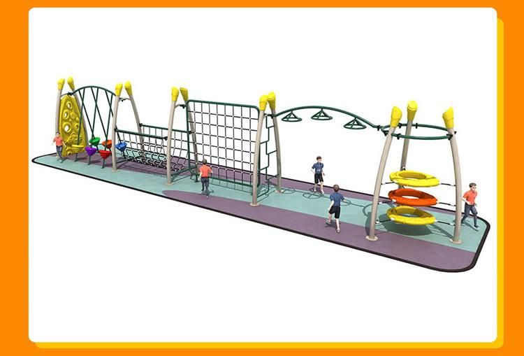 New Design Outdoor Playground Children Fitness Exercise Climbing Walls Structure Equipment
