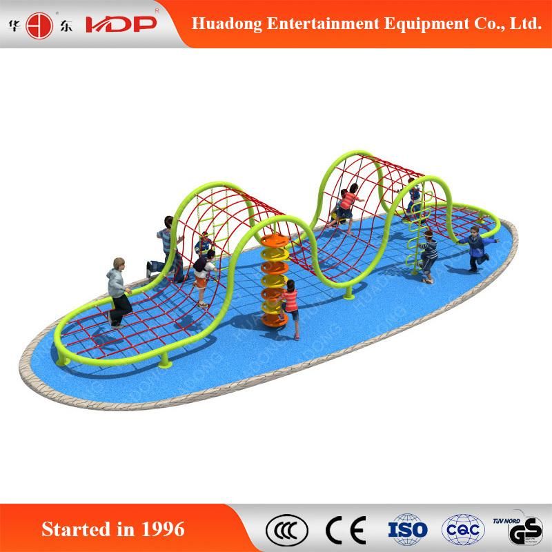 Safe Amusement Park Outdoor Fitness Kids Rainbow Climbing Net