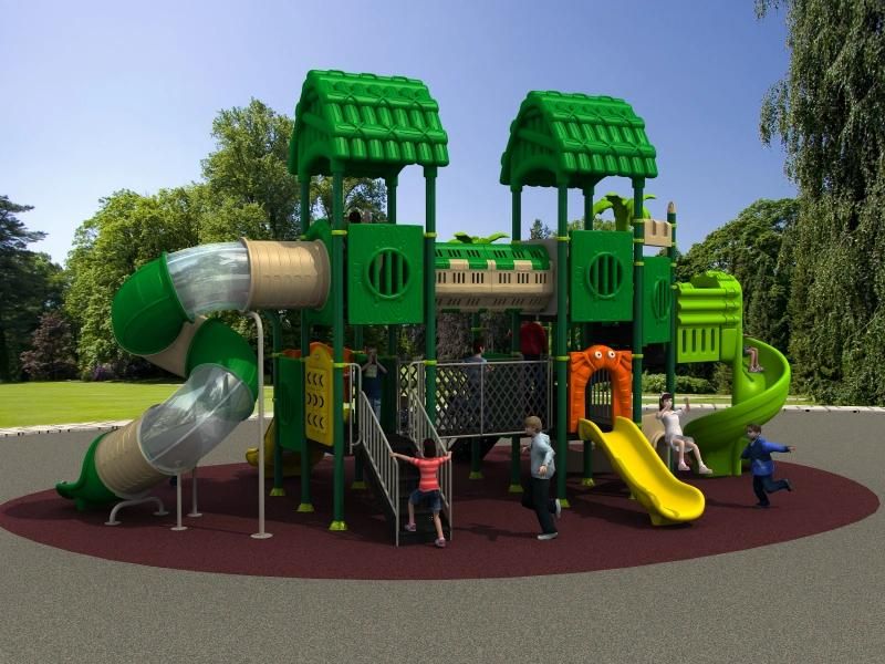 Wood Series Outdoor Playground Kids Slide Amusement Equipment