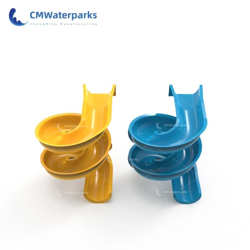 2022 New Design Fiberglass Water Park Slide Swimming Pool Slides