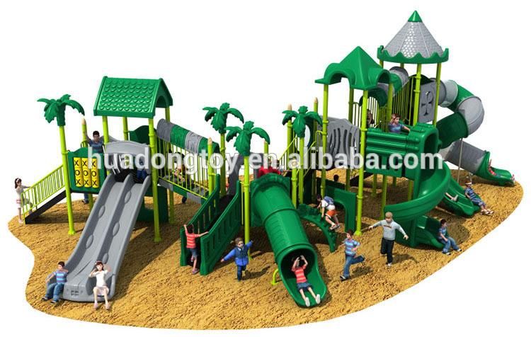New Design Eco-Friendly Outdoor Playground Plastic Slide for Children