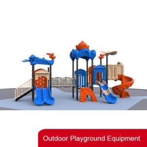 Kids Plastic Slide Used Amusement Park Outdoor Playground for Sale