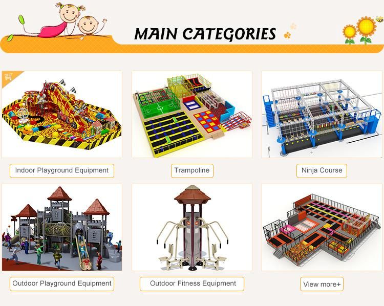 Colorful Kids Popular Outdoor Amusement Park