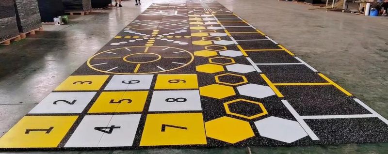 Floor Mat, Rubber Flooring with Green Environmental Protection Materials, Gym Floor