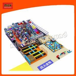 Kids Amusement Park Indoor Playground with Steep Slides