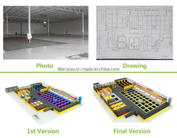 Indoor Hot Sales Ropes Course Playground for Kids