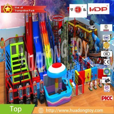 Multifunctional Indoor Playground with Trampolines Jumping for Toddlers