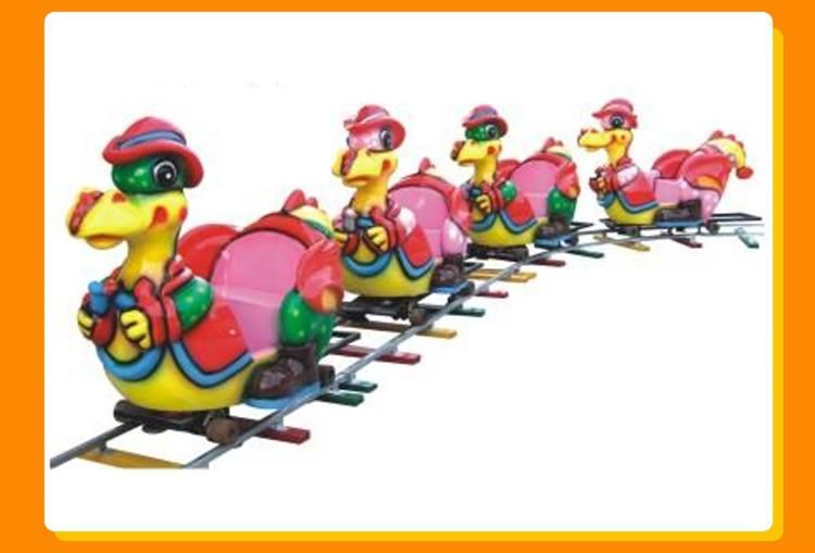Wooden Boat Amusement Kids Ride Equipments Electric Tourist Trackless Track Train (KL6056)