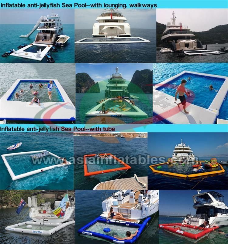 Water Play Equipment Jetski Yacht Inflatable Water Floating Fishing Platform