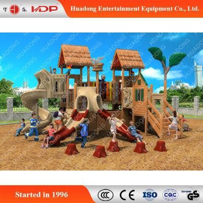 Popular Children Slider Amusement Park Wooden Slide for Sale (HD-MZ025)