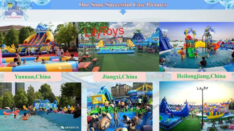 Outdoor Mobile Pirate Ship Commercial Giants Inflatable Pool Water Park Waterpark Aqua Park for Sale