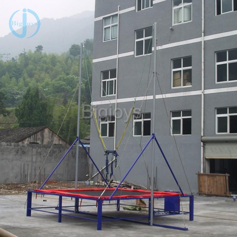 Single Bungee Jumping for Kids and Adults Bungee Trampolines Outdoor Playground, Kids Jumping Bounce