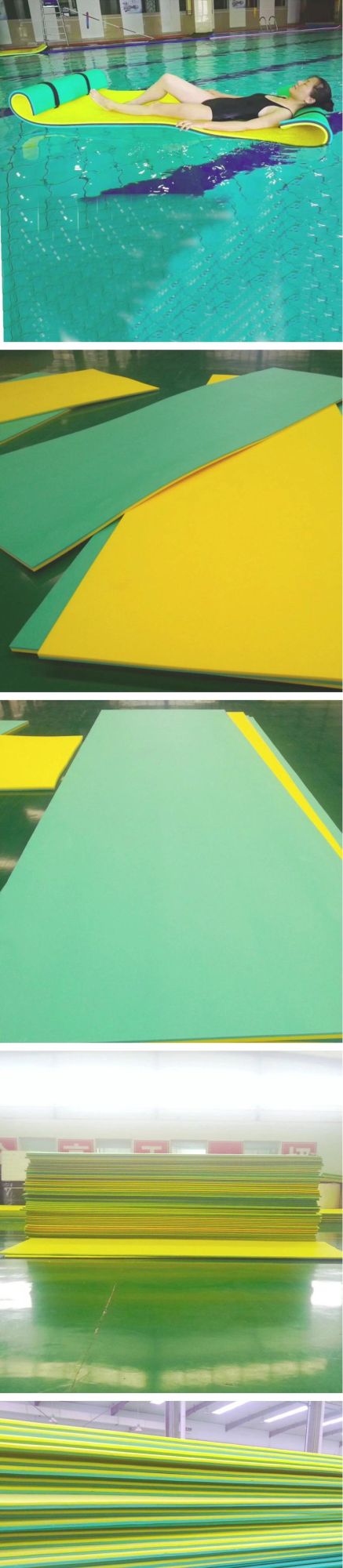 Swimming Foam Pool Floating Mattress Pool Float Water Blanket Water Floating Bed Soft Comfortable Water Float Mat for Sunbathing Water Sports Picnics