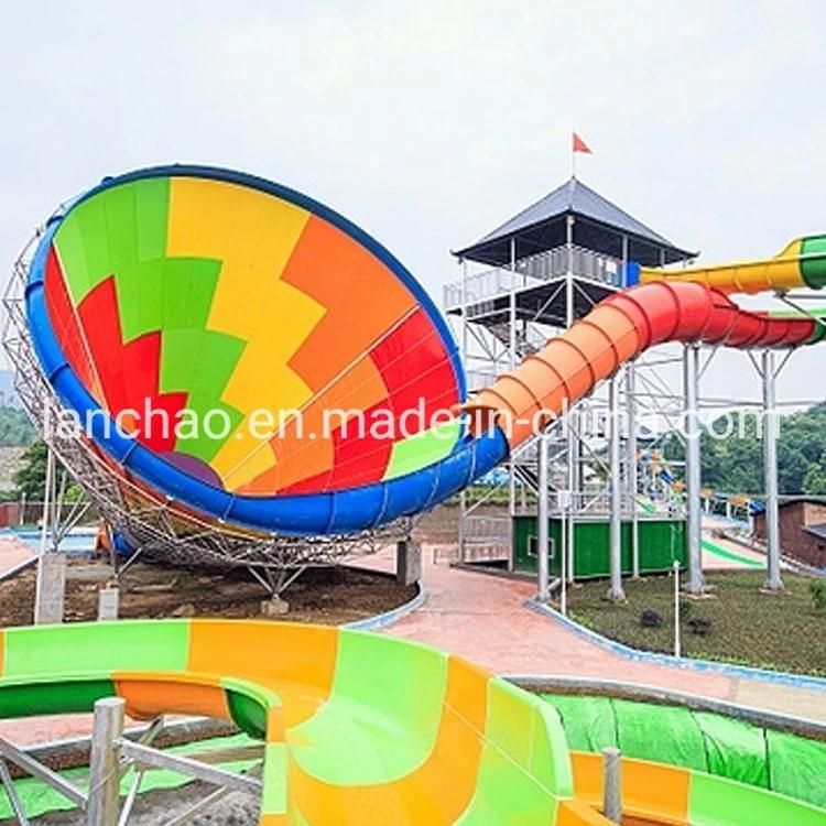 Theme Park Exciting Big Water Slide Equipment for Adult