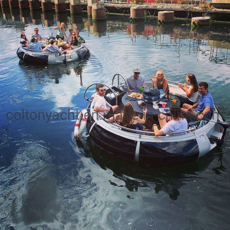 Factory Wholesale Electric Barbecue Boat BBQ Donut Boat for Sale