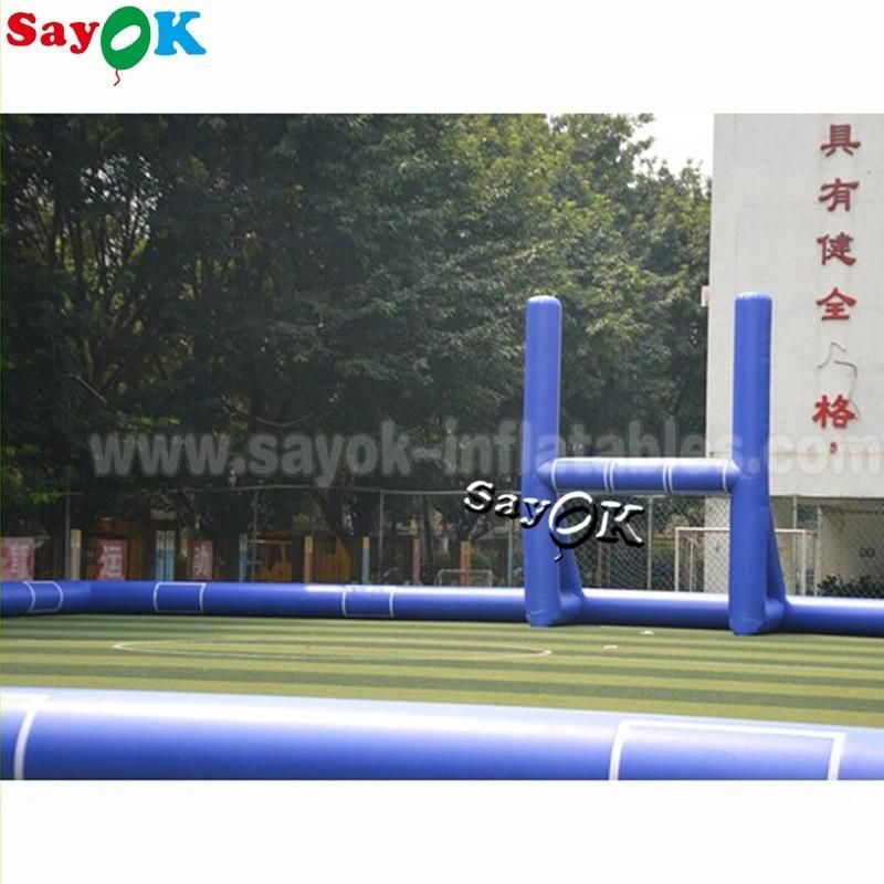 Outdoor Inflatable Football Toss Game Commercial Inflatable Rudby Field