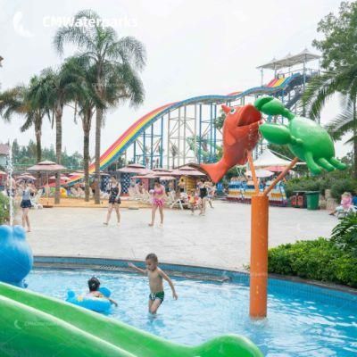 as-FRP-4 Croaker &amp; Crab Spray Water Splash Pad Equipment for Water Park
