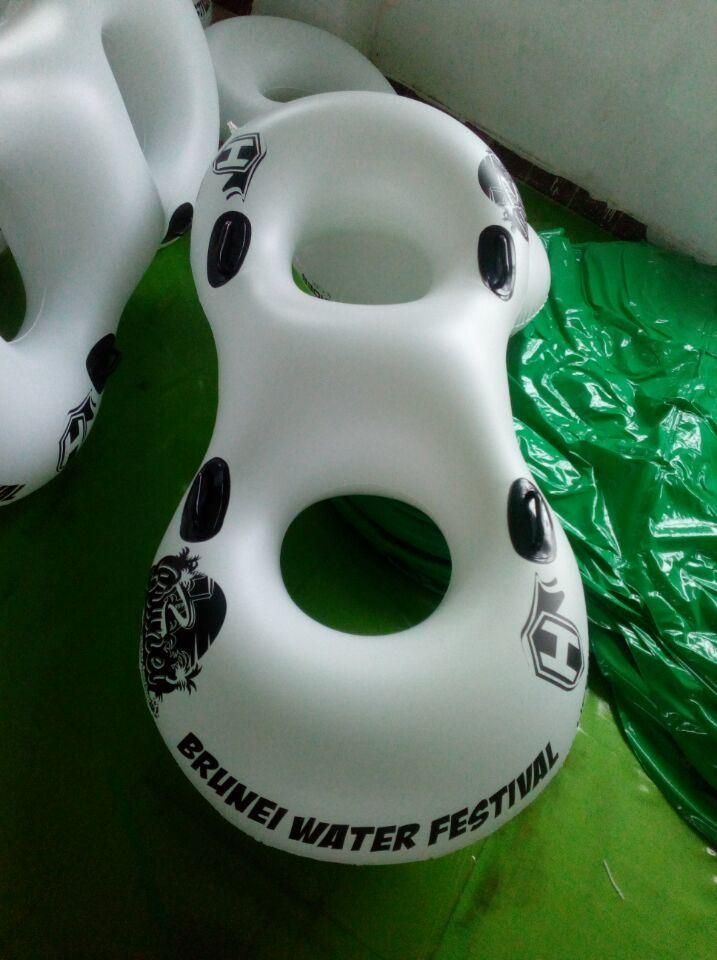 Wholesale inflatable water toy inflatable water tube swimming ring water raft for lazy river