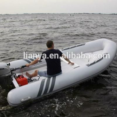 Liya 4m-5.2m Fiberglass Inflatable Pontoon Boats Wholesale