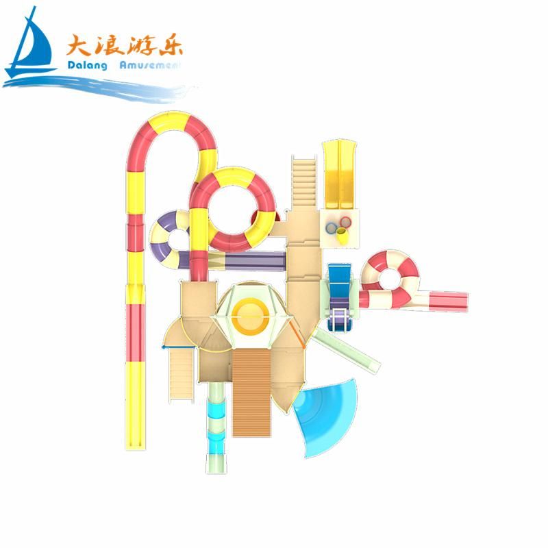 Dalang Factory Wholesale Best Price Fiberglass Water Playground Water Park for Sale for Swimming Pool