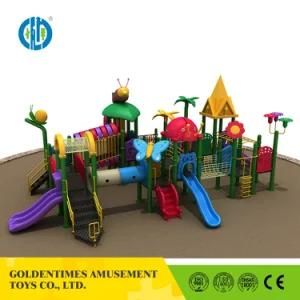 Amusing Pastoral Animal and Plant Slide Outdoor Playground Equipment