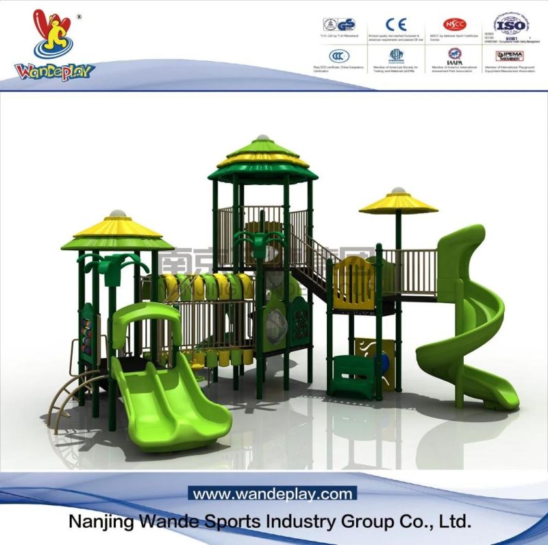 Tree House Theme Amusement Park Children Outdoor Playground Equipment for Preschool