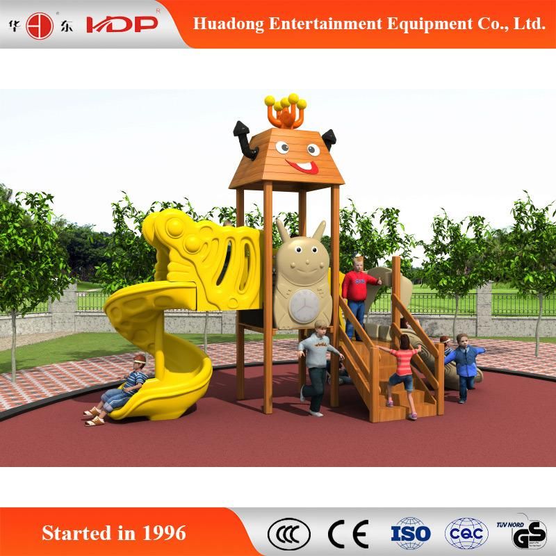 Animal Series Children Slide Outdoor Playground Small Equipment (HD-MZ050)