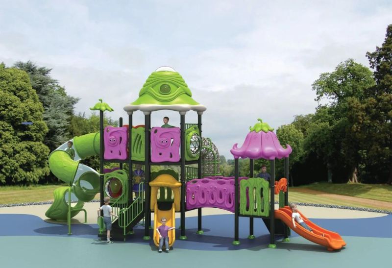 Hot Sale Plastic Slide Outdoor Playground for Children (TY-70112)