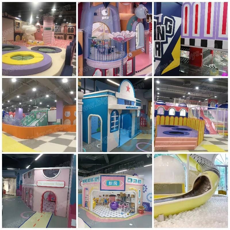 Candy Theme Commercial Kid Play Equipment Kids Soft Play Area Indoor Playground