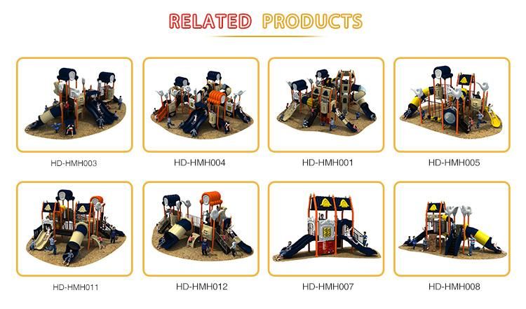 Children′s Plastic Slide Outdoor Park Playground Equipment for Kids