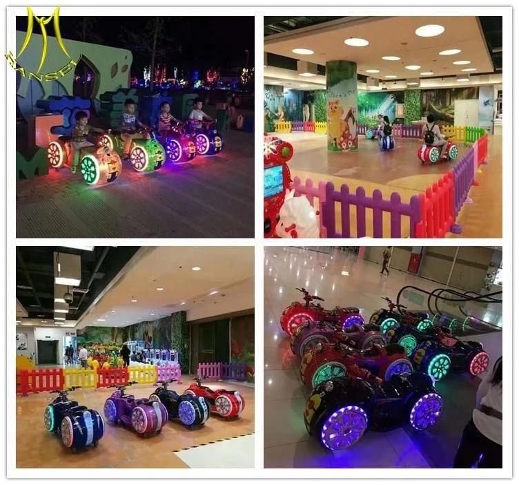 Hansel Shopping Mall Battery Power Amusement Motorcycle for Sale