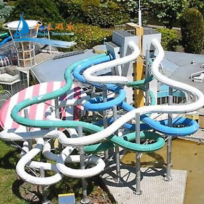 Fiberglass Water Slide for Water Park Castle Water Park Playground Water Park Design