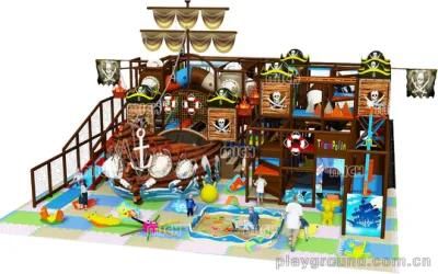 Ce Children Pirate Ship Indoor Commercial Playground Set