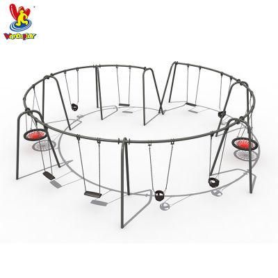 Wandeplay Outdoor Big Playground Metal Combination Swing Sets
