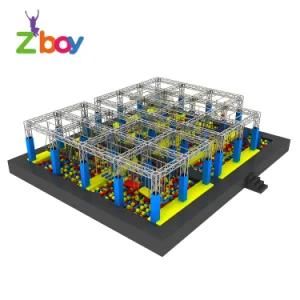 Square Type Cheap Gymnastics Kids Ninja Warrior Course Equipment for Sale