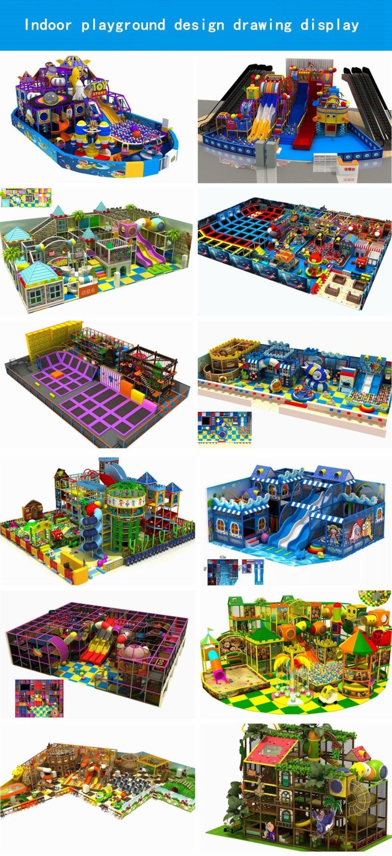 Kids Indoor Playground Soft Games Mall Commercial Amusement Park Equipment