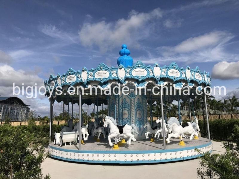 Children Outdoor Playground Kids Luxury Merry-Go-Round Carousel for Sale