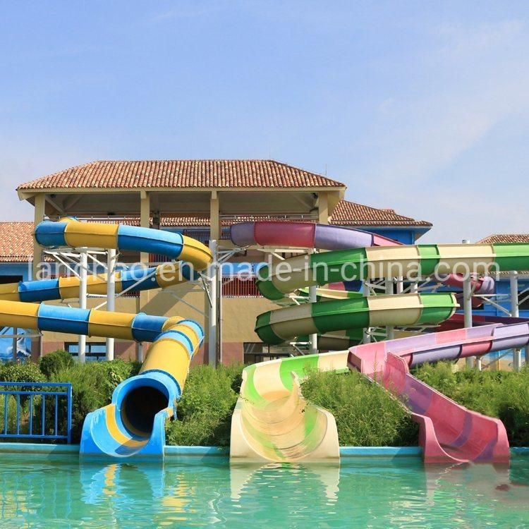 Cheap Water Slide Fibeglass Park Equipment