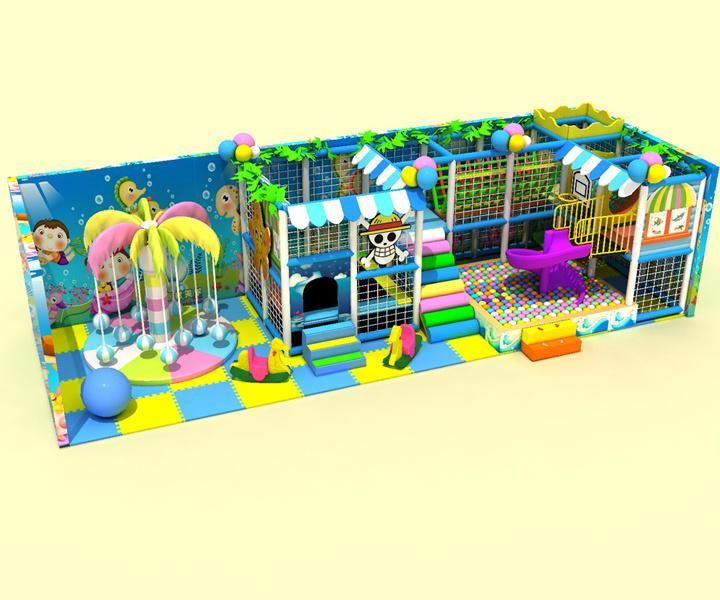 Amusement Park Children Indoor Play Equipment Rope Course Adventure