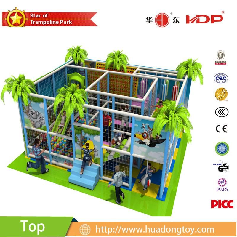 Eco-Friendly Kids Indoor Playground Jungle Gym Soft Play for Sale