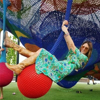 Indoor Playground for Kids Rainbow Nets Playground