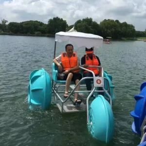 PE Material Aqua Park Pedal Bike Salt Water 3 Big Wheels Tricycle Aqua