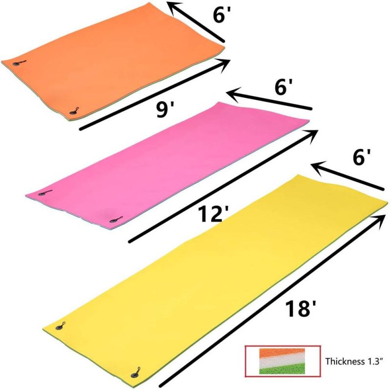 Wholesale Direct 3-Layer Water Floating Yoga Matm
