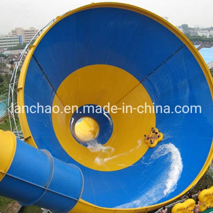 Large Water Amusement Park Rides Fiberglass Tornado Water Slide