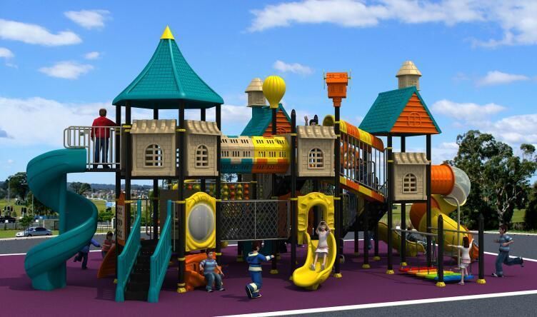 Outdoor Playground Slide Equipment