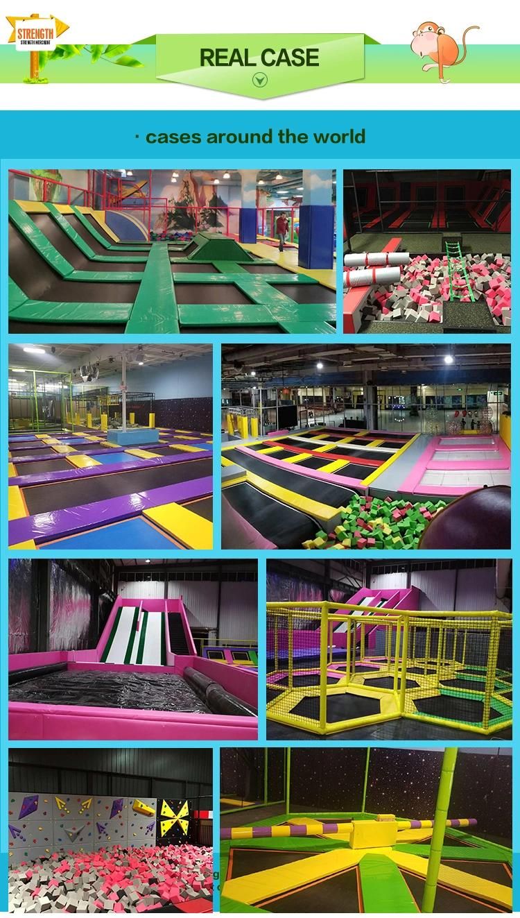 Promotion Entertainment Indoor Rectangle Trampoline