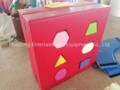 Plastic Indoor Playground Toy, Mini Playground Soft Blocks Panel