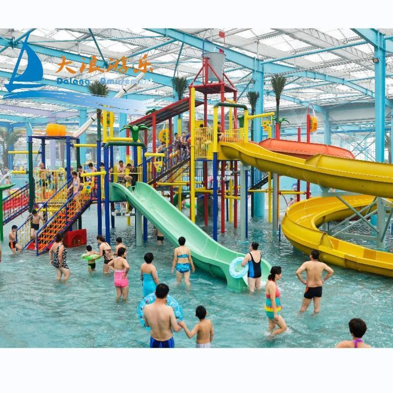 Water Park Kids Water House Aqua Play House Kids Outdoor Water Playground